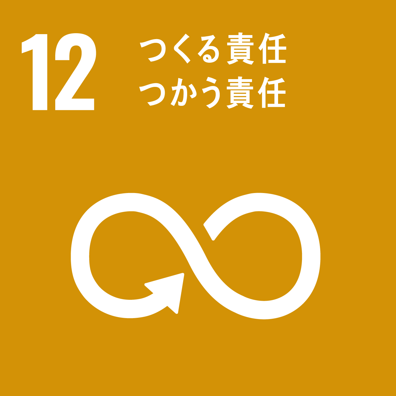 SDGs目標12「つくる責任つかう責任」のアイコン。